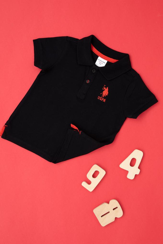 Erkek Bebek Siyah Basic Tişört