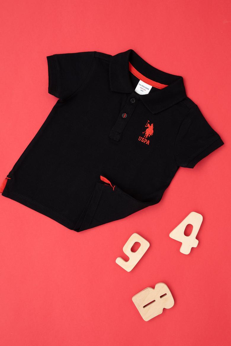 Erkek Bebek Siyah Basic Tişört