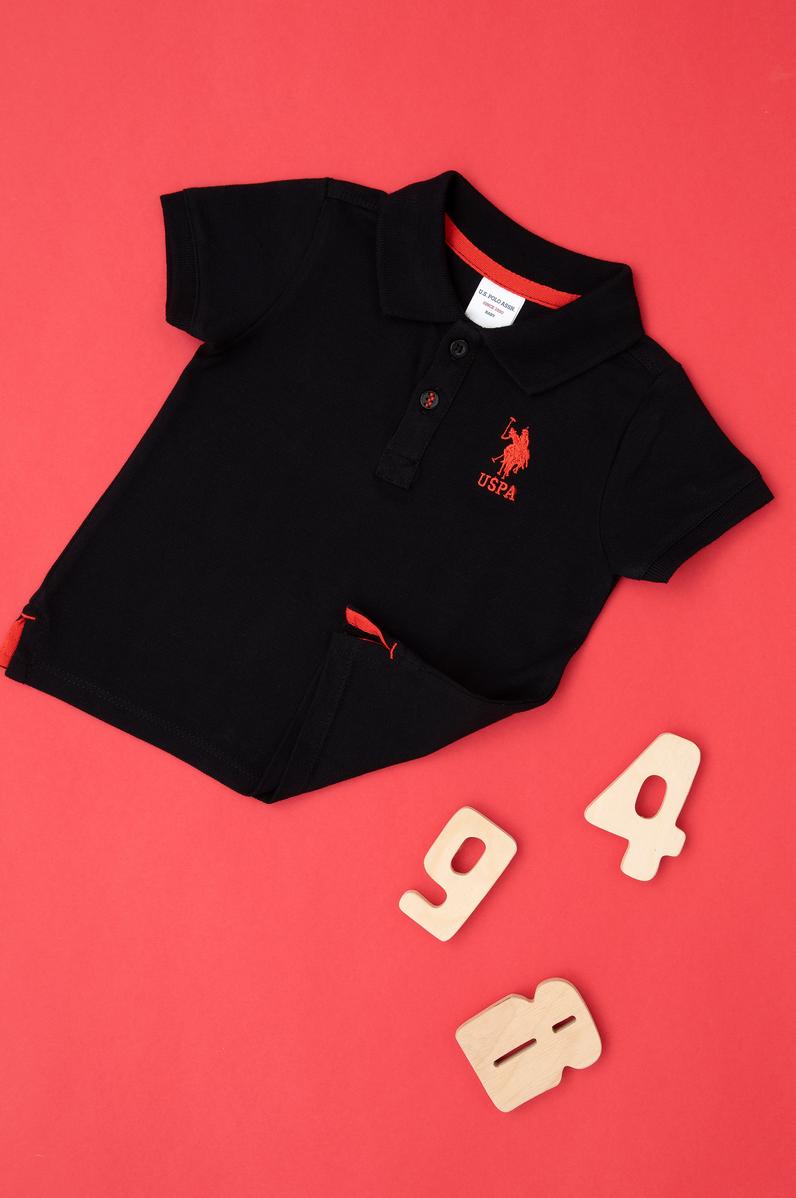 Erkek Bebek Siyah Basic Tişört