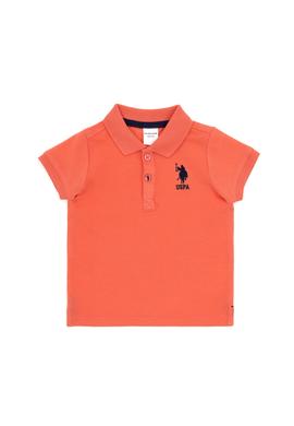 Erkek Bebek Somon Basic Polo Yaka Tişört - 50265996177