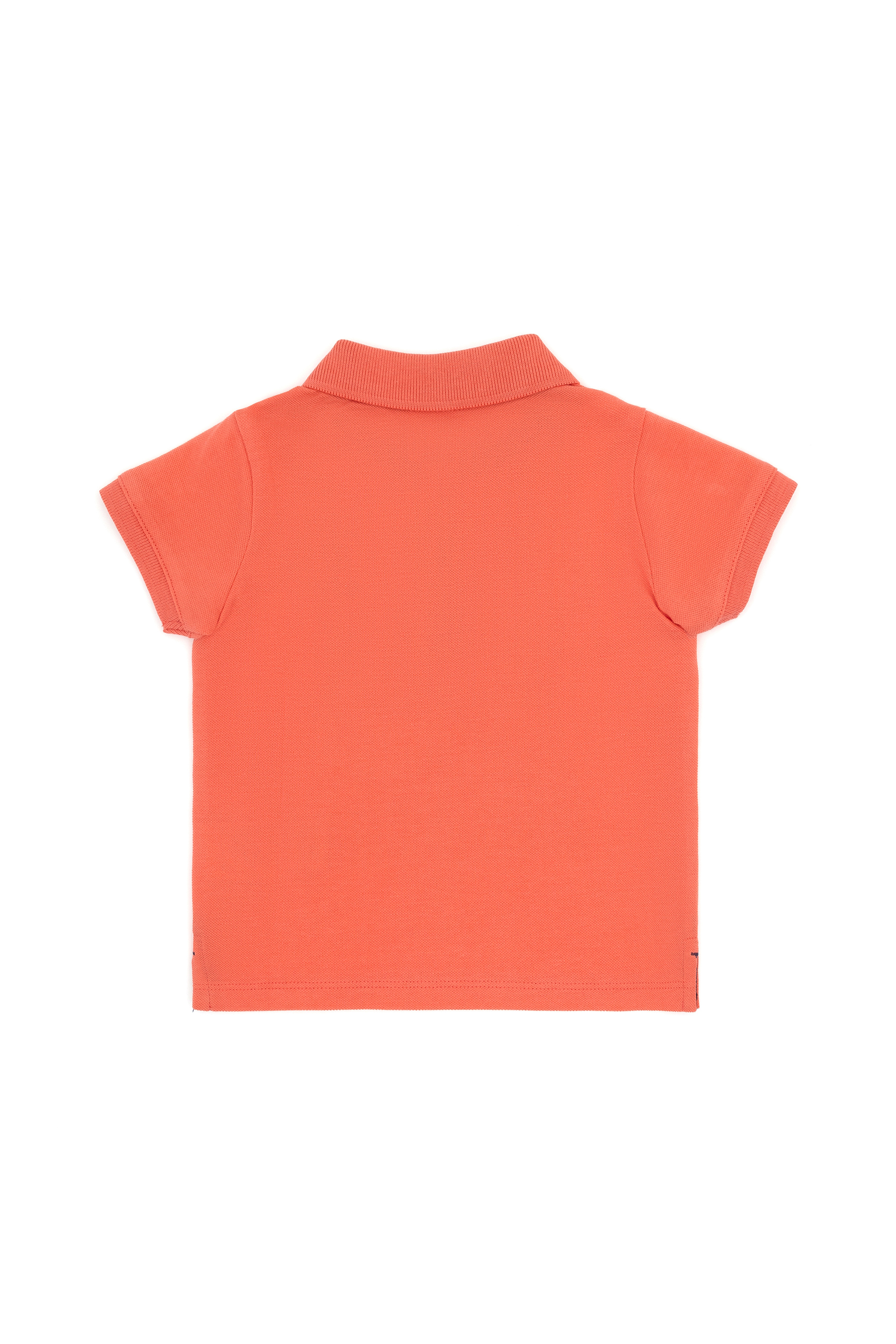 Erkek Bebek Somon Basic Polo Yaka Tişört