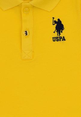 Erkek Bebek Sarı Basic Polo Yaka Tişört - 50265996196