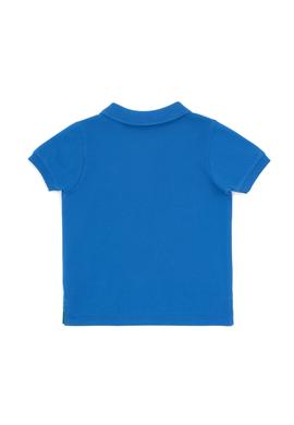 Erkek Bebek Saks Basic Polo Yaka Tişört - 50265996204