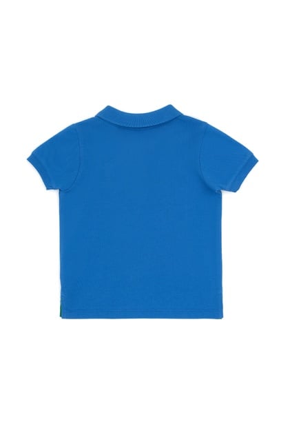 Erkek Bebek Saks Basic Polo Yaka Tişört