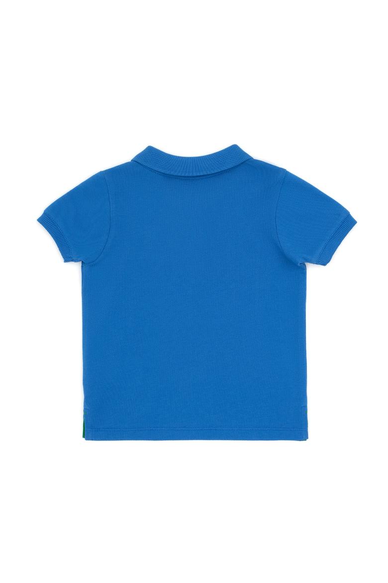 Erkek Bebek Saks Basic Polo Yaka Tişört - 50265996204