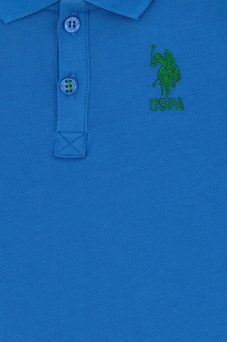 Erkek Bebek Saks Basic Polo Yaka Tişört