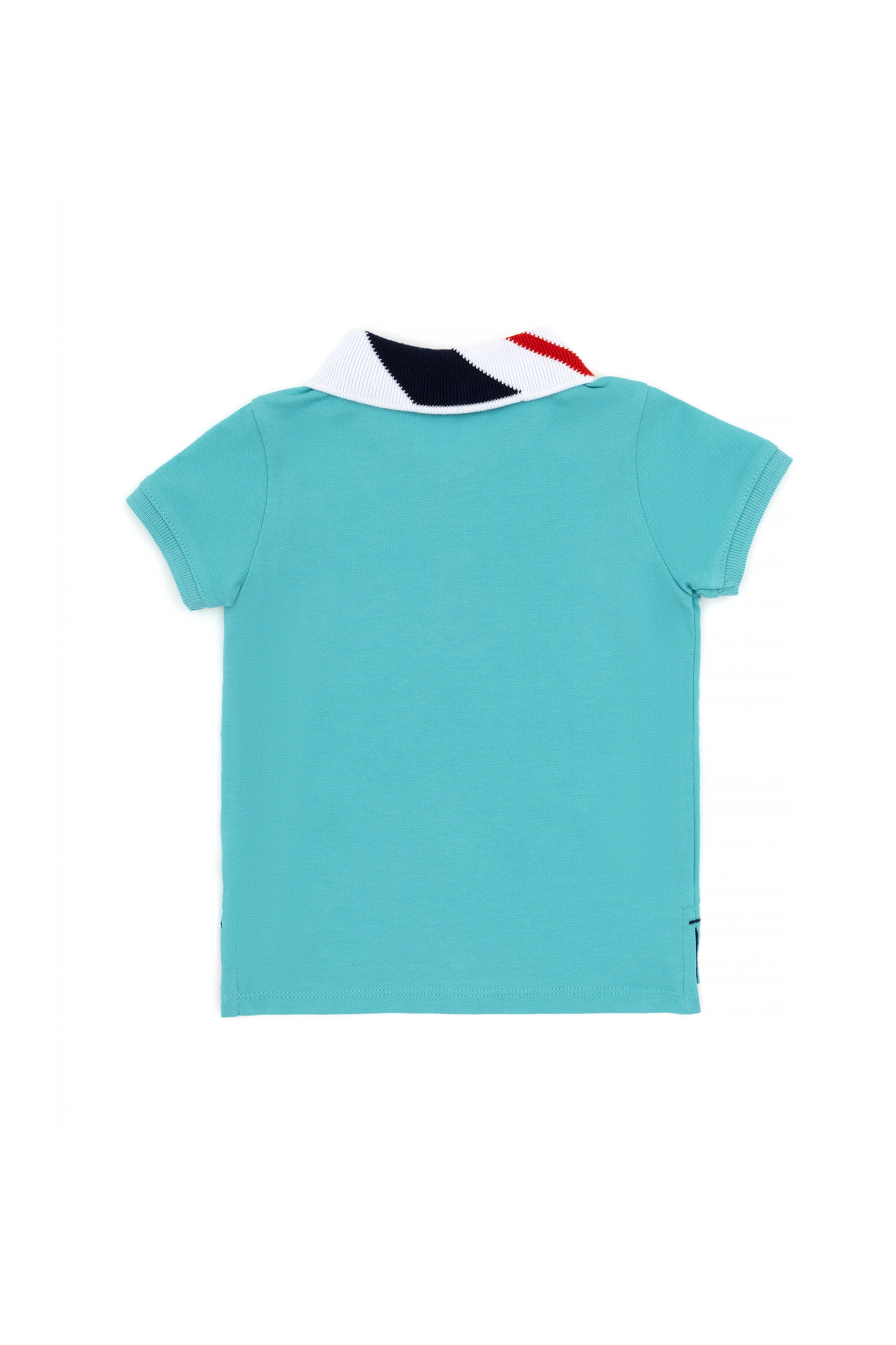 Erkek Bebek Mint Basic Polo Yaka Tişört - Image 3