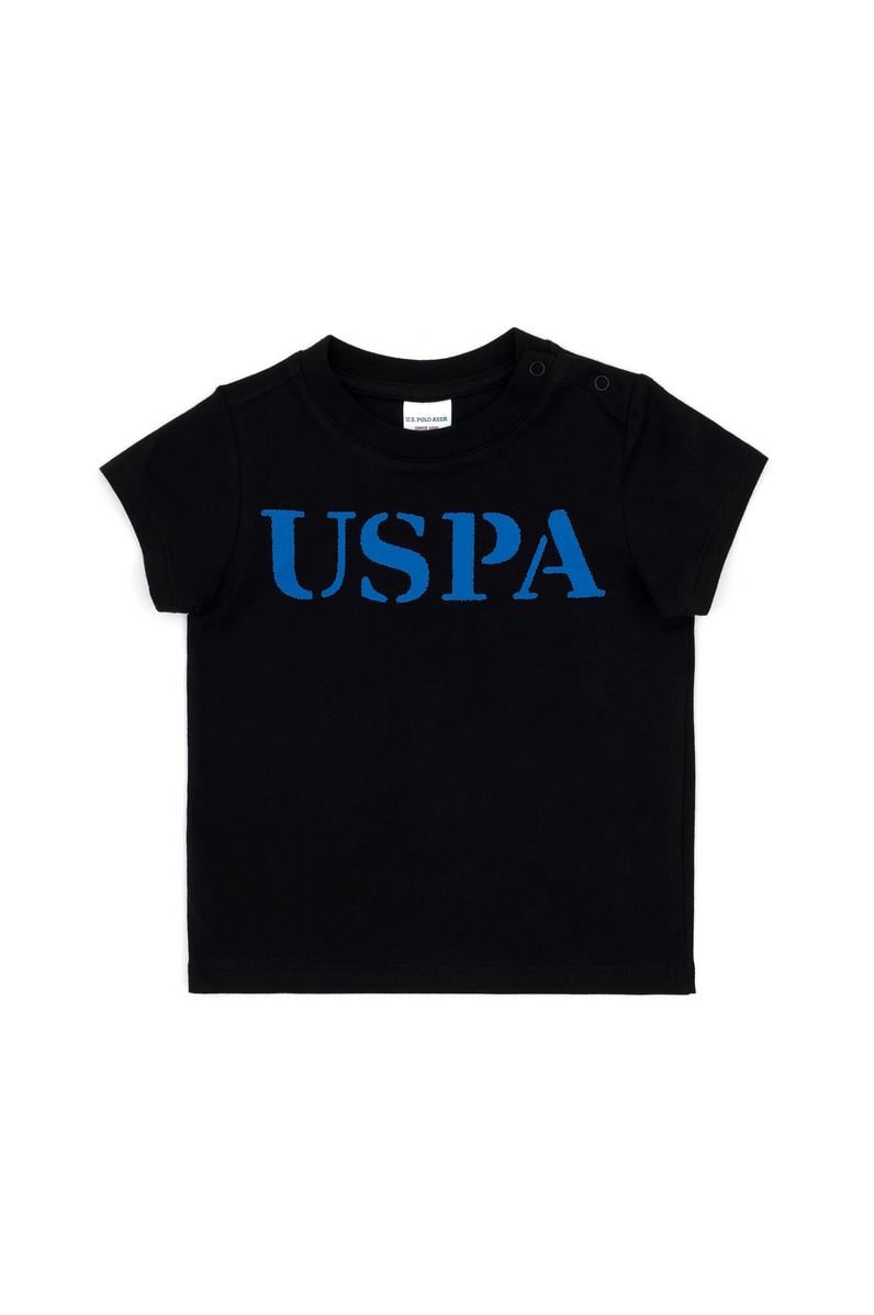 Erkek Bebek Siyah Basic Tişört