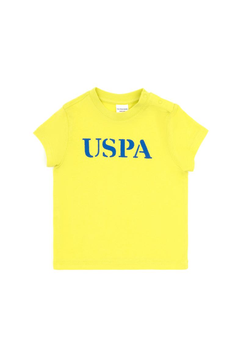 Erkek Bebek Neon Sarı Basic Tişört - 50266006201