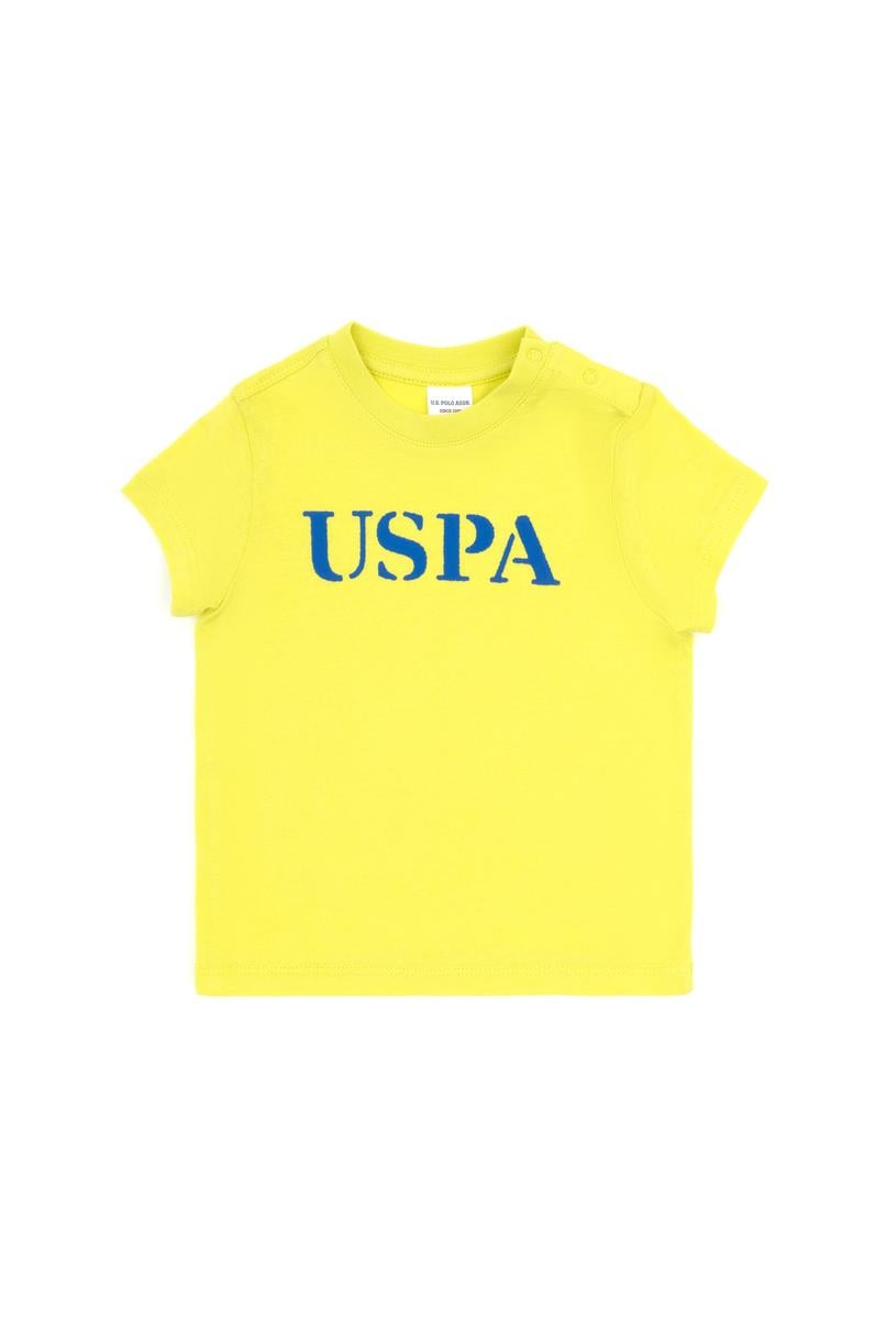 Erkek Bebek Neon Sarı Basic Tişört