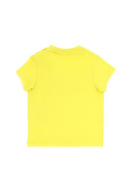 Erkek Bebek Neon Sarı Basic Tişört - 50266006201