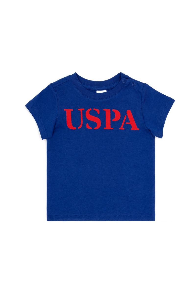 Erkek Bebek Mavi Basic Tişört