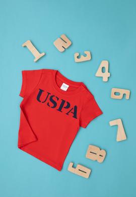 Erkek Bebek Kırmızı Basic Tişört - 50266006206