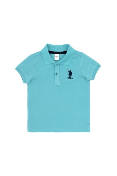 Erkek Bebek Mint Basic Polo Yaka Tişört