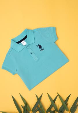 Erkek Bebek Mint Basic Polo Yaka Tişört - 50265996164
