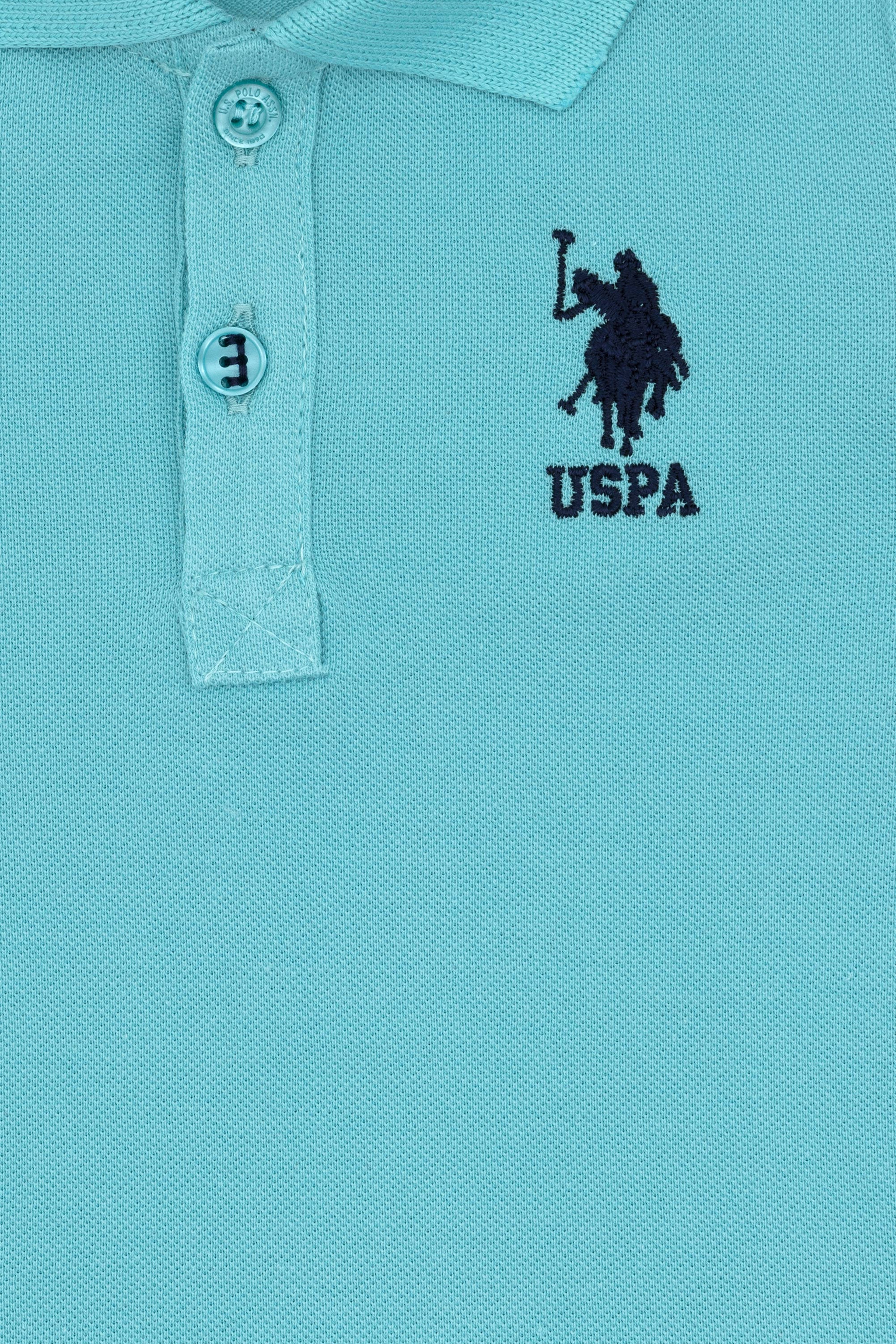 Erkek Bebek Mint Basic Polo Yaka Tişört