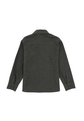 Erkek Çocuk Koyu Yeşil Uzun Kollu Gömlek - 50271301050