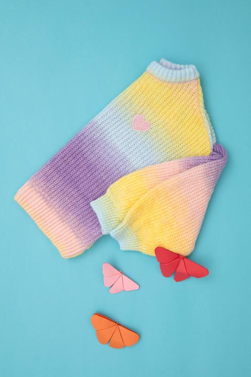 Kız Çocuk Lila Kazak