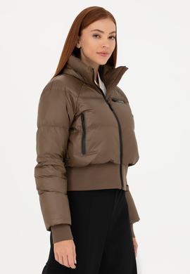 Kadın Kahverengi Mont - 50271235012