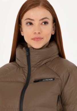 Kadın Kahverengi Mont - 50271235012