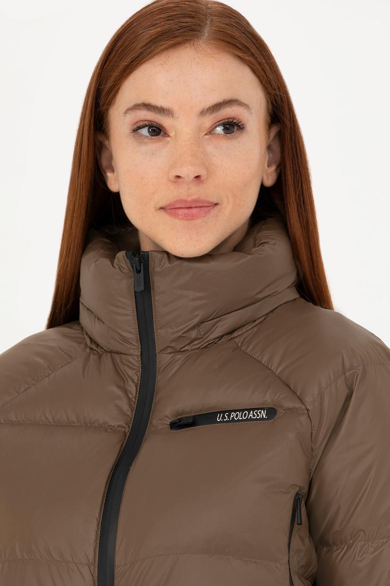 Kadın Kahverengi Mont - 50271235012