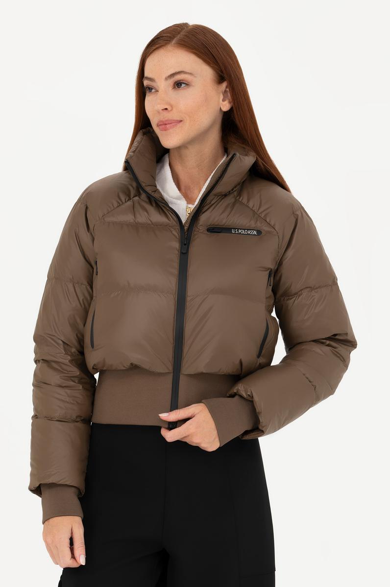 Kadın Kahverengi Mont