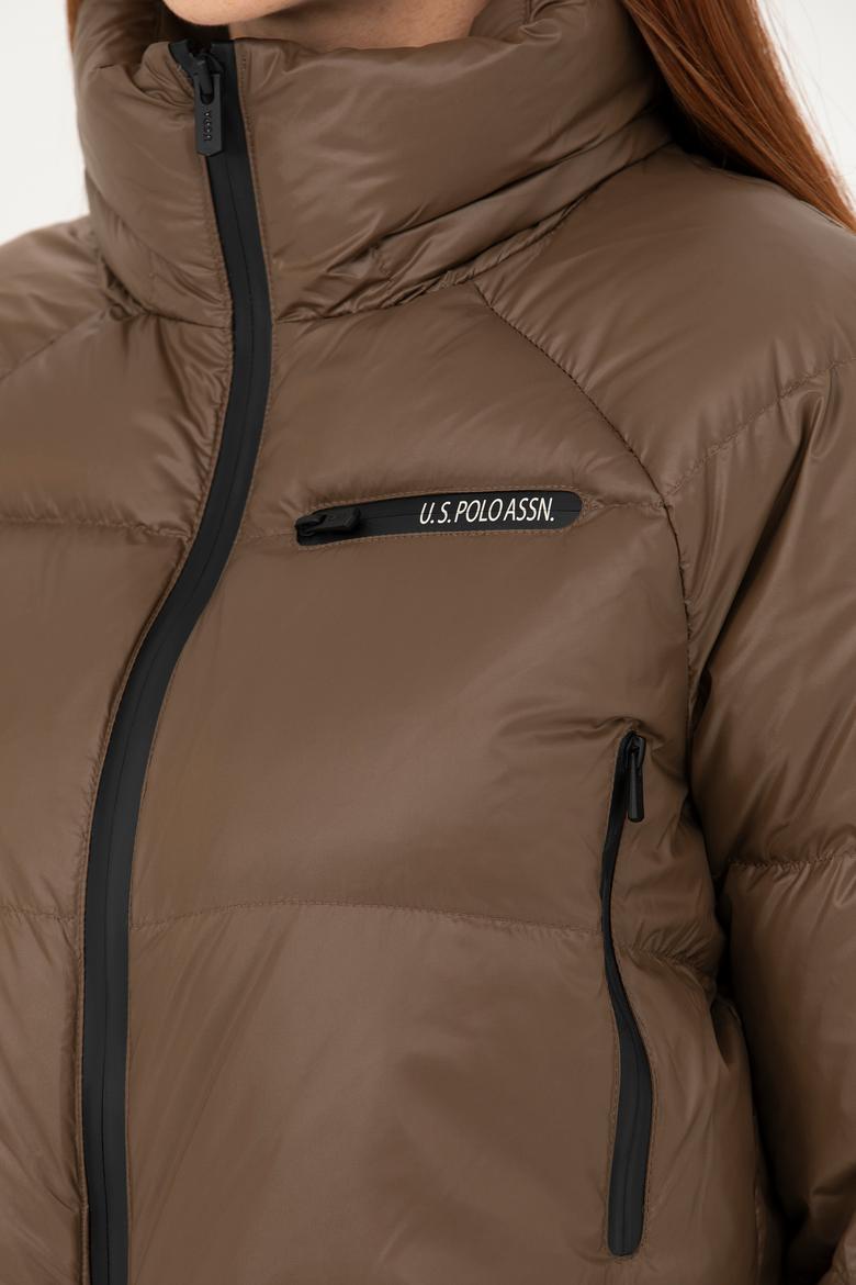 Kadın Kahverengi Mont - 50271235012