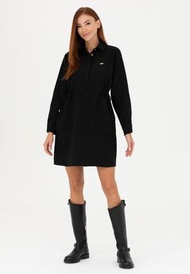 Kadın Siyah Mini Boy Dokuma Elbise - 50271164035