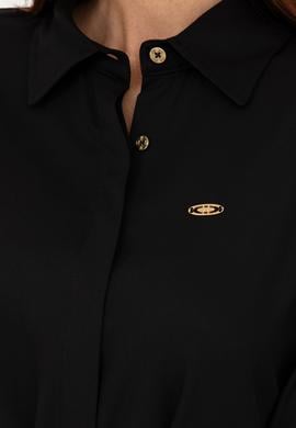 Kadın Siyah Dokuma Elbise - 50271118018