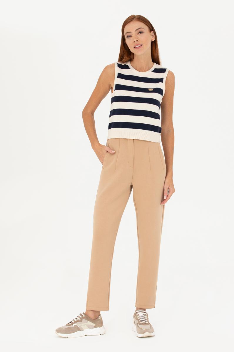 Kadın Kum Örme Pantolon