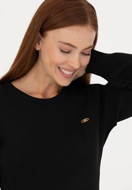 Kadın Siyah Triko Elbise - 50269477018