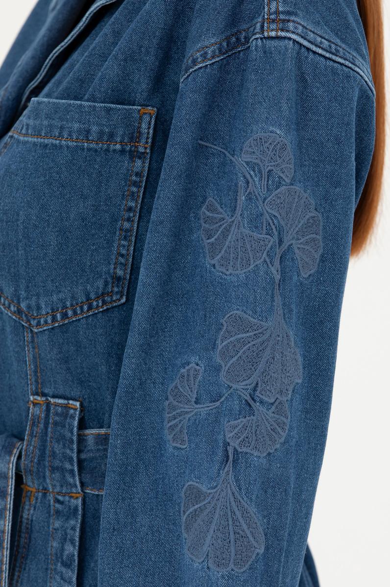 Kadın Koyu Mavi Jean Elbise