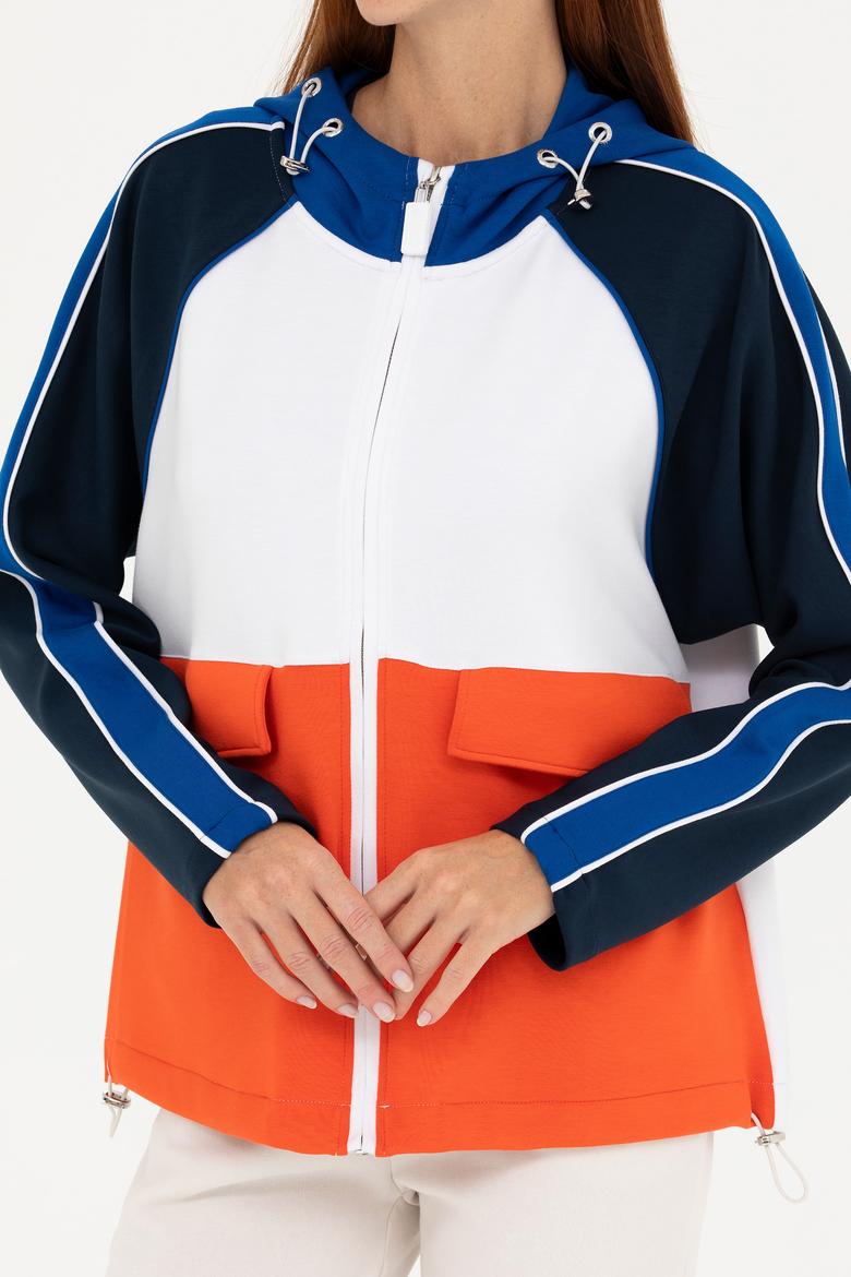 Kadın Saks Sweatshirt - 50272196007