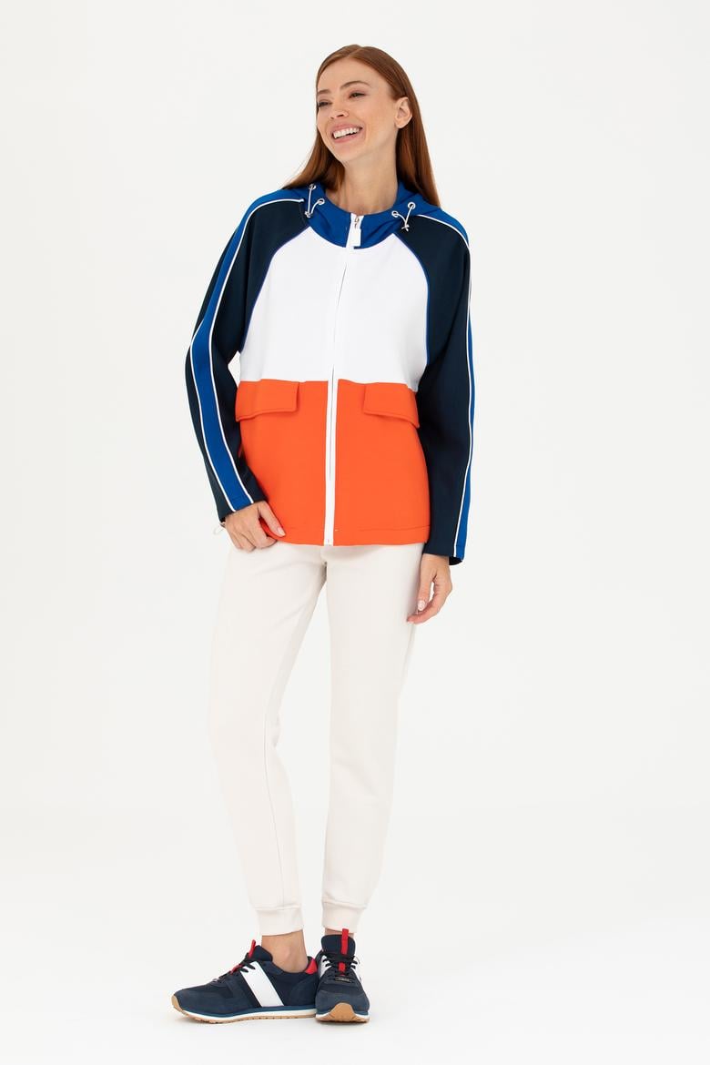 Kadın Saks Sweatshirt - 50272196007