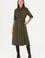 Kadın Koyu Haki Dokuma Elbise