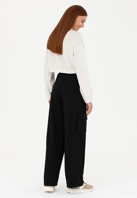 Kadın Siyah Eşofman Altı - 50273398019