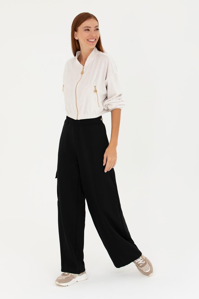 Kadın Siyah Eşofman Altı - 50273398019