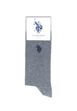 Erkek Gri Melanj Çorap - 50274165007