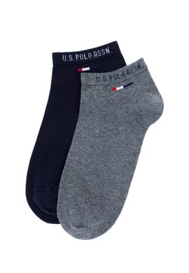 Erkek Gri Melanj Çorap - 50276284017