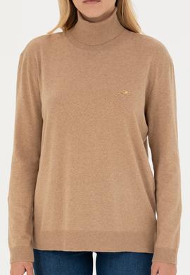 Kadın Camel Melanj Basic Kazak - 50251997100