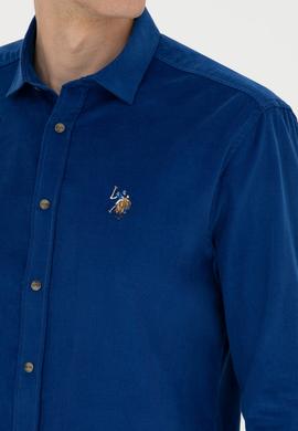 Erkek Saks Uzun Kollu Gömlek - 50272682010