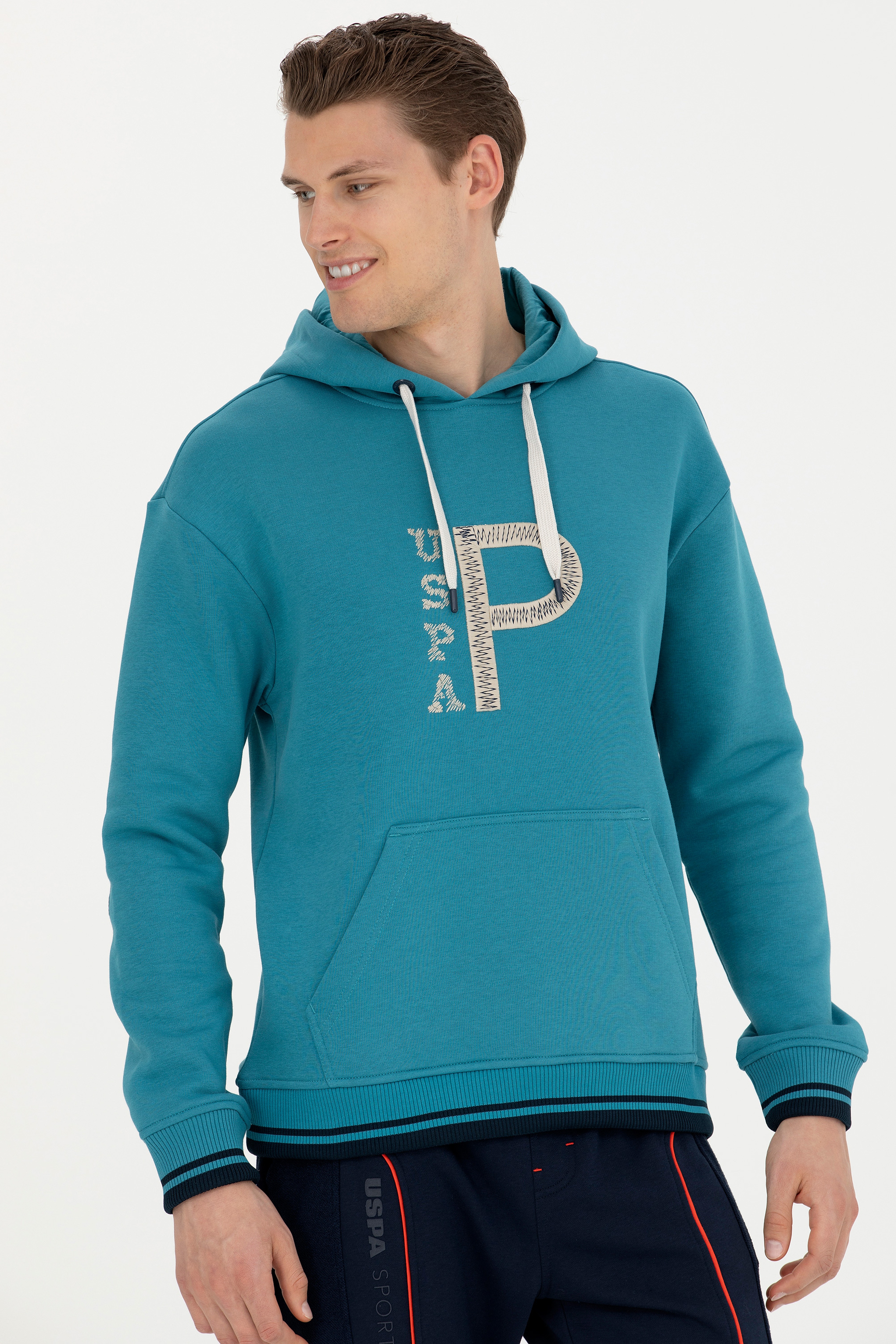 Erkek Petrol Sweatshirt - Image 2
