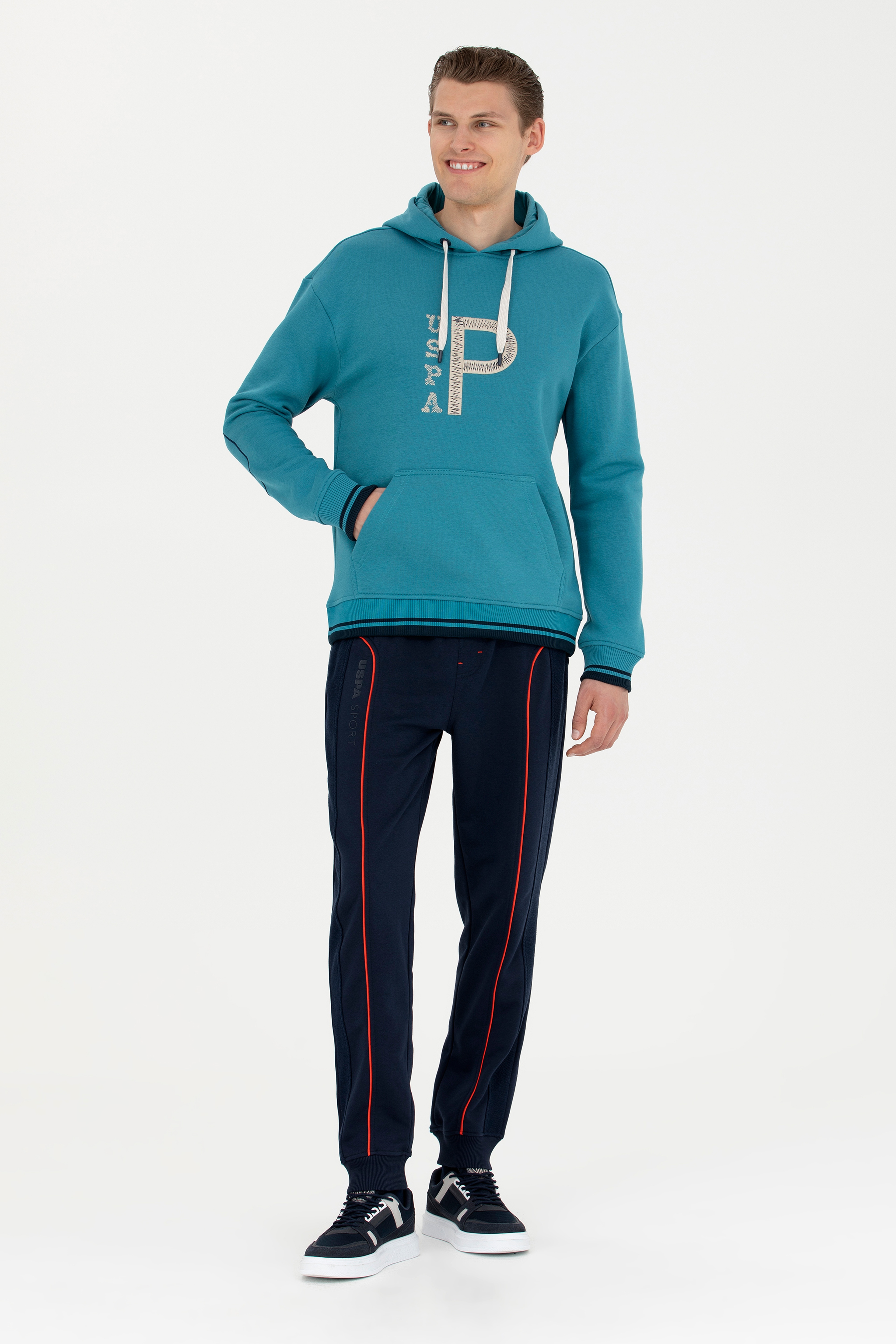 Erkek Petrol Sweatshirt - Image 3