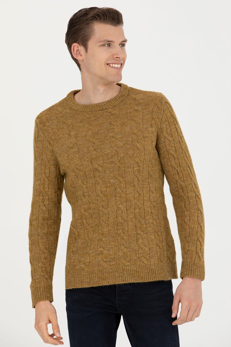 Erkek Açık Haki Kazak - 50270967001