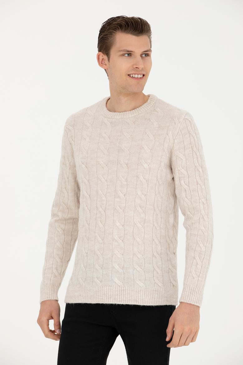 Erkek Taş Melanj Kazak - 50270967014