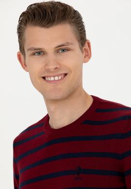 Erkek Bordo Kazak - 50272124019