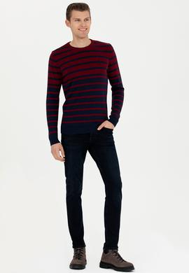 Erkek Bordo Kazak - 50272124019