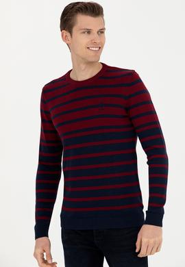 Erkek Bordo Kazak - 50272124019