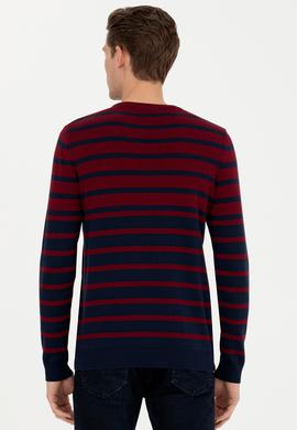 Erkek Bordo Kazak - 50272124019