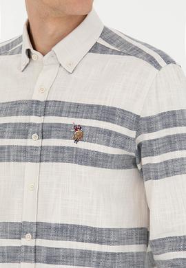 Erkek Taş Uzun Kollu Gömlek - 50272448023